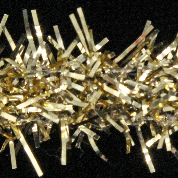 3/8" WIRED SPARKLE,GOLD