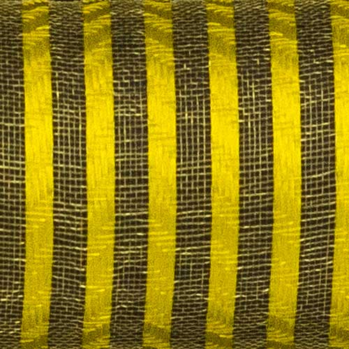 1 3/8" WIRED SHEER STRIPES,YELLOW