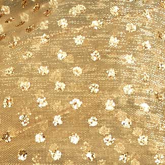 2 1/2" WIRED MINI DOTS,GOLD