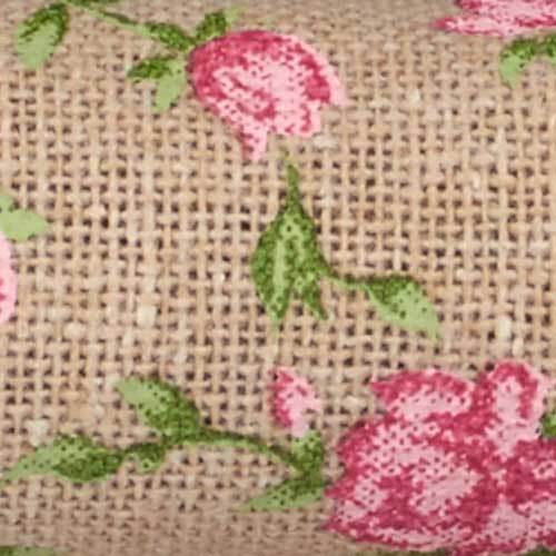 2 1/2" WIRED GARDEN ROSES,NATURAL