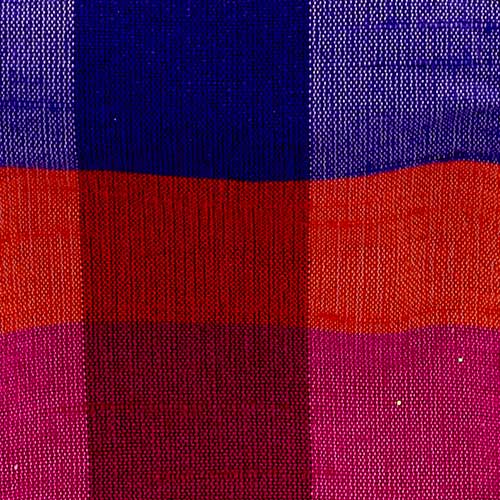 2 1/2" WIRED DUPIONI PLAID, PURPLE / PINK