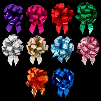 5" HOLOGRAPHIC PULL BOWS