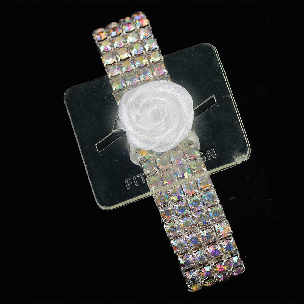 RHINESTONE WRIST,IRID.