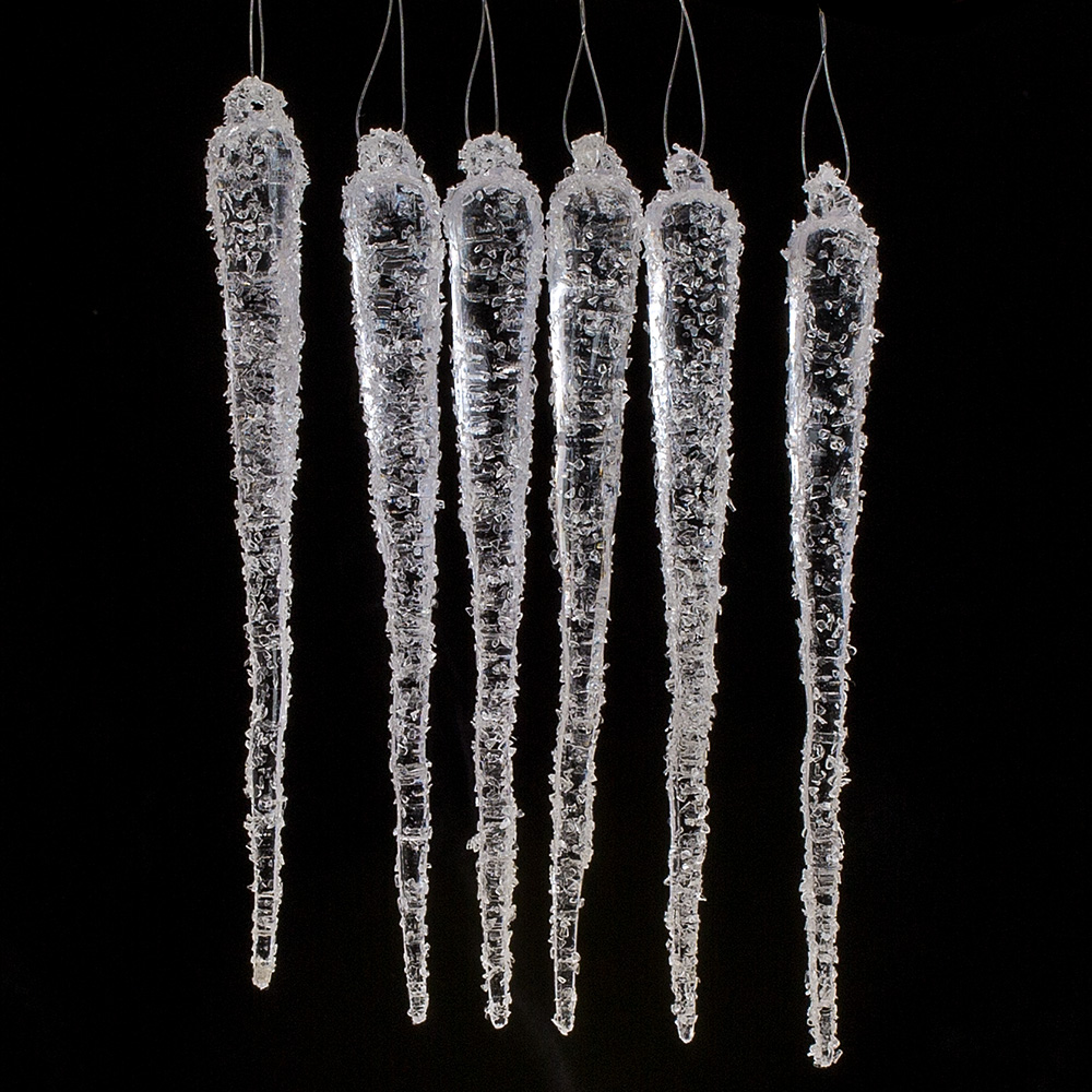 5" ICICLE ORNAMENTS