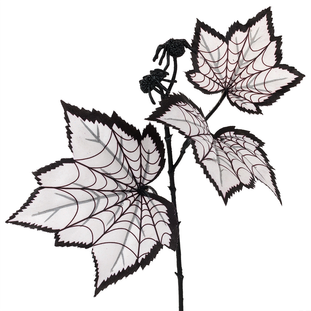 12" SPIDER WEB LEAF SPRAY