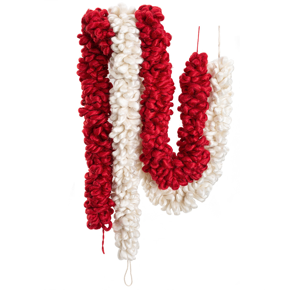 6' Looped Yarn Garland Floral Supply Syndicate Floral Gift Basket