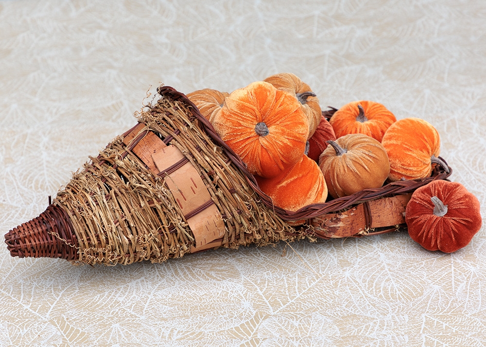 19" CORNUCOPIA BASKET Contributed by Floral Supply Syndicate